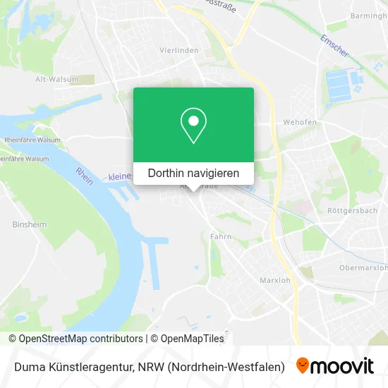 Duma Künstleragentur Karte