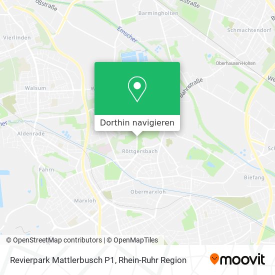 Revierpark Mattlerbusch P1 Karte