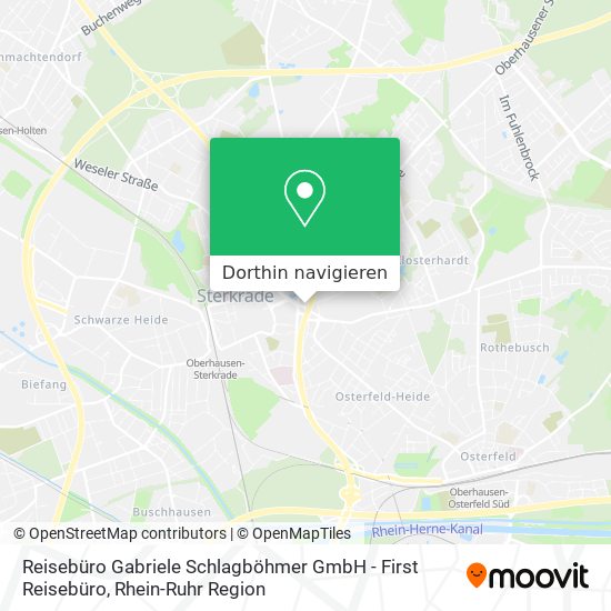 Reisebüro Gabriele Schlagböhmer GmbH - First Reisebüro Karte