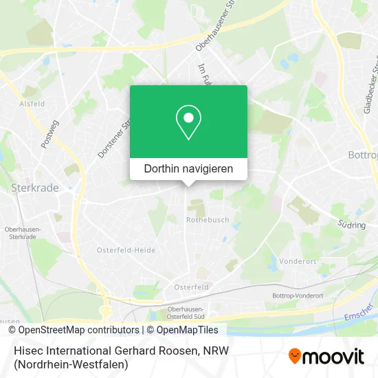 Hisec International Gerhard Roosen Karte