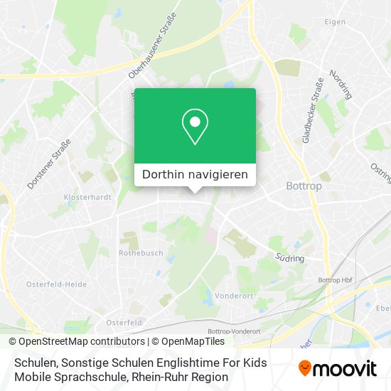 Schulen, Sonstige Schulen Englishtime For Kids Mobile Sprachschule Karte
