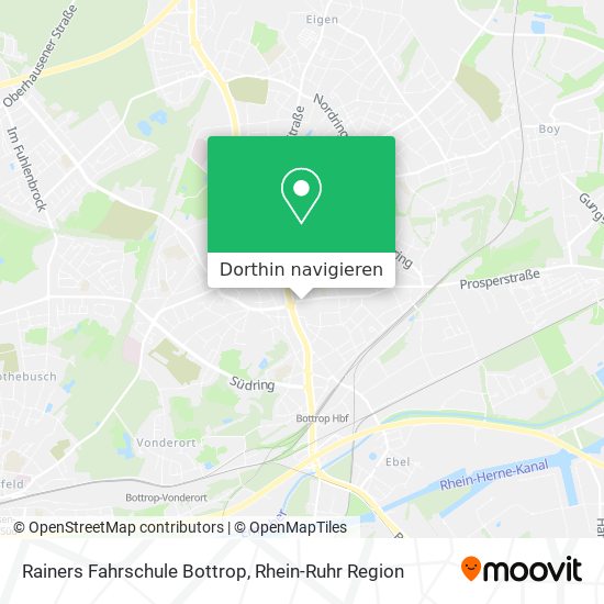 Rainers Fahrschule Bottrop Karte