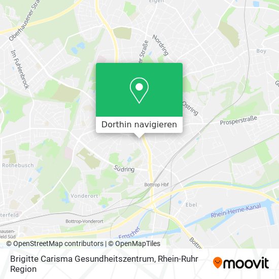 Brigitte Carisma Gesundheitszentrum Karte