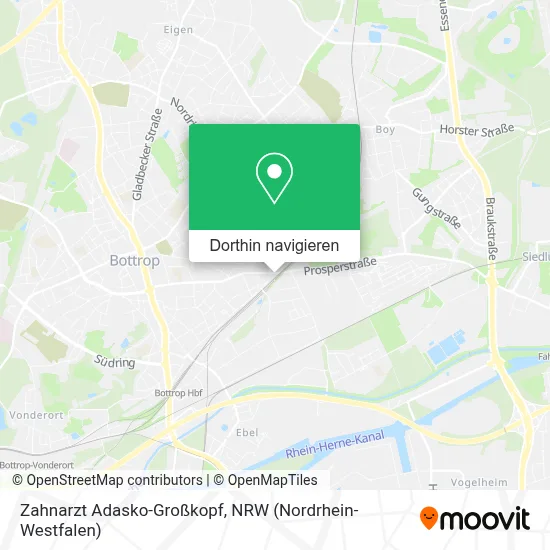 Zahnarzt Adasko-Großkopf Karte