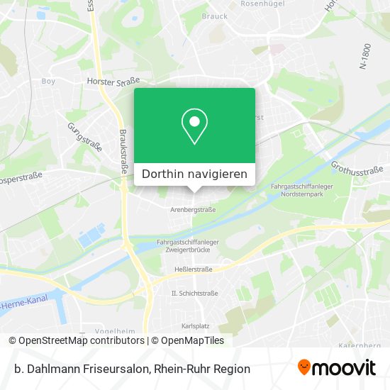 b. Dahlmann Friseursalon Karte