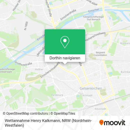 Wettannahme Henry Kalkmann Karte