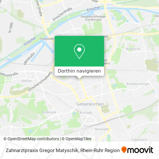 Zahnarztpraxis Gregor Matyschik Karte
