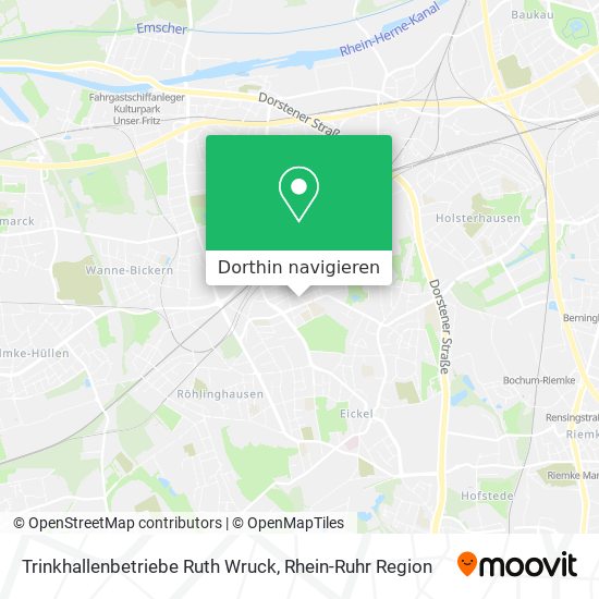Trinkhallenbetriebe Ruth Wruck Karte