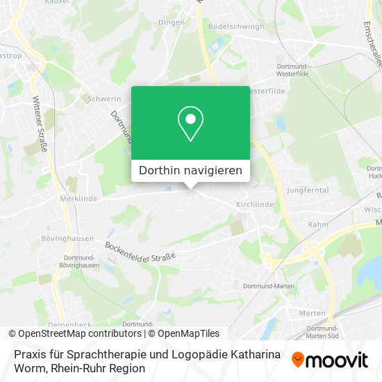 Praxis für Sprachtherapie und Logopädie Katharina Worm Karte