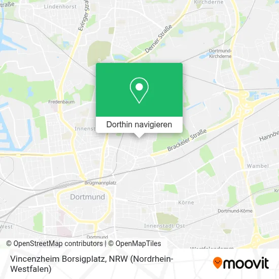 Vincenzheim Borsigplatz Karte