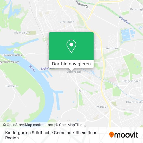 Kindergarten Städtische Gemeinde Karte