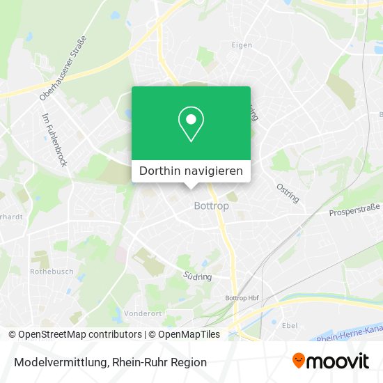 Modelvermittlung Karte