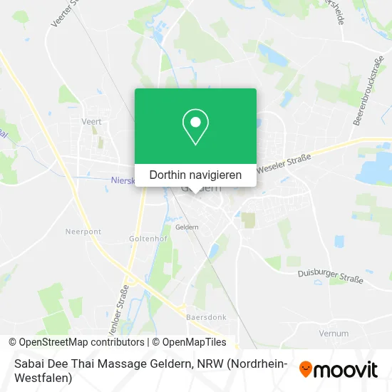 Sabai Dee Thai Massage Geldern Karte