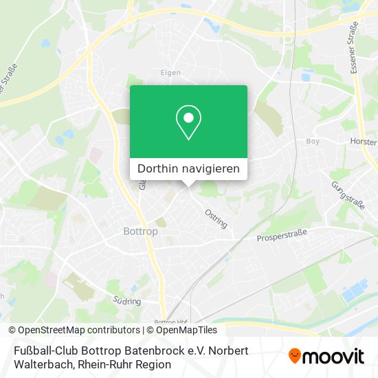 Fußball-Club Bottrop Batenbrock e.V. Norbert Walterbach Karte