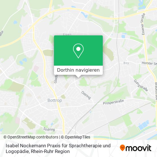 Isabel Nockemann Praxis für Sprachtherapie und Logopädie Karte