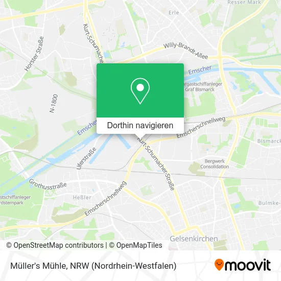 Müller's Mühle Karte