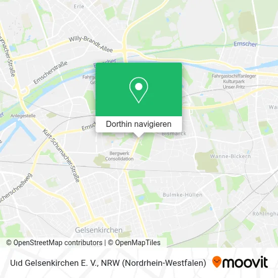 Uıd Gelsenkirchen E. V. Karte