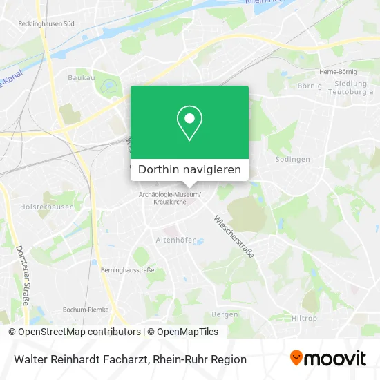 Walter Reinhardt Facharzt Karte