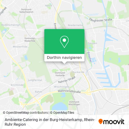 Ambiente-Catering in der Burg-Heisterkamp Karte