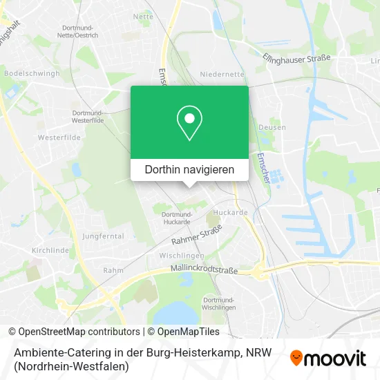 Ambiente-Catering in der Burg-Heisterkamp Karte