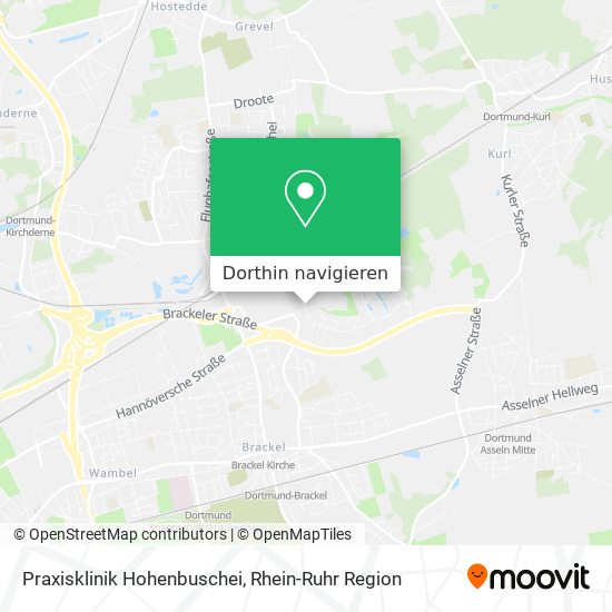 Praxisklinik Hohenbuschei Karte