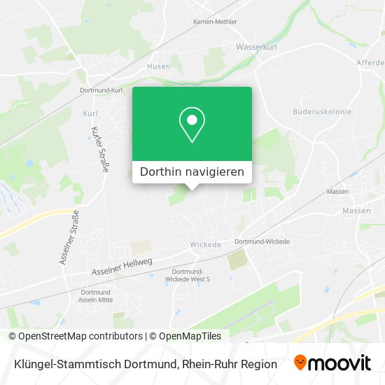 Klüngel-Stammtisch Dortmund Karte