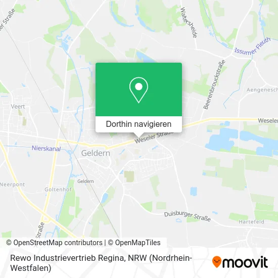 Rewo Industrievertrieb Regina Karte