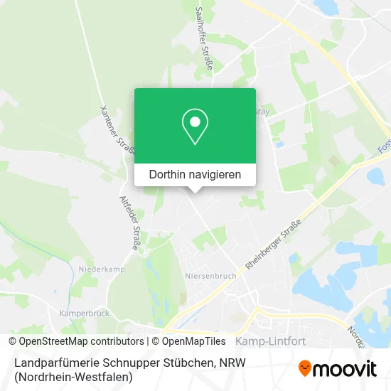 Landparfümerie Schnupper Stübchen Karte