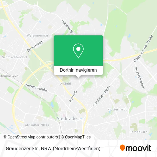 Graudenzer Str. Karte