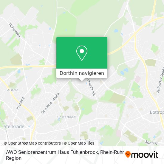 AWO Seniorenzentrum Haus Fuhlenbrock Karte
