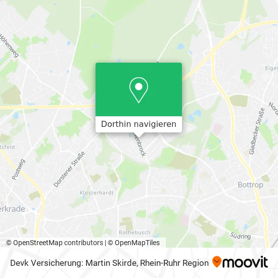 Devk Versicherung: Martin Skirde Karte