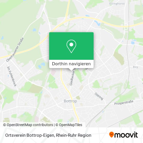 Ortsverein Bottrop-Eigen Karte