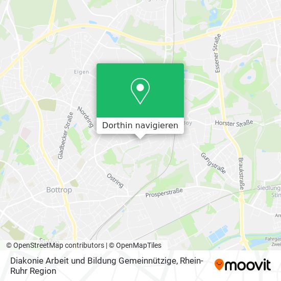 Diakonie Arbeit und Bildung Gemeinnützige Karte