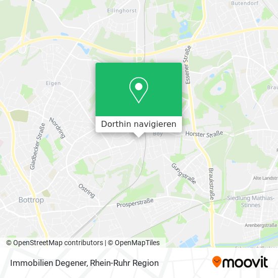 Immobilien Degener Karte