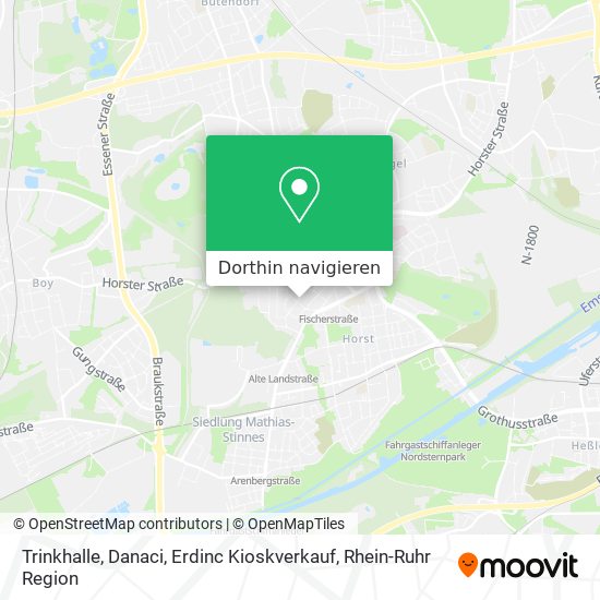 Trinkhalle, Danaci, Erdinc Kioskverkauf Karte