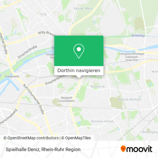 Spielhalle Deniz Karte