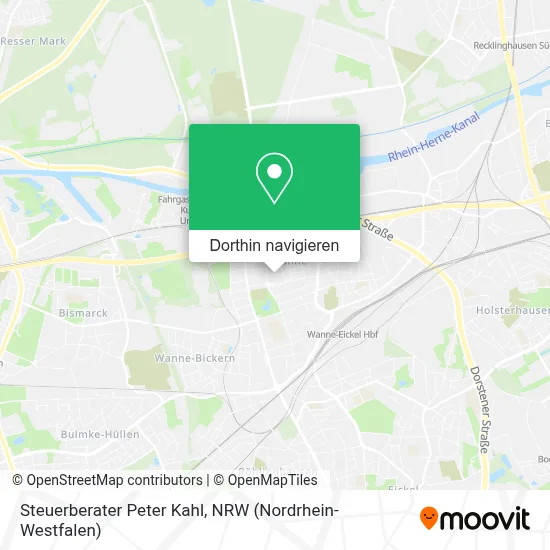 Steuerberater Peter Kahl Karte