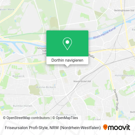 Friseursalon Profi-Style Karte