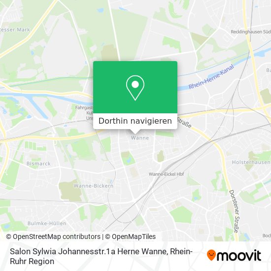 Salon Sylwia Johannesstr.1a Herne Wanne Karte