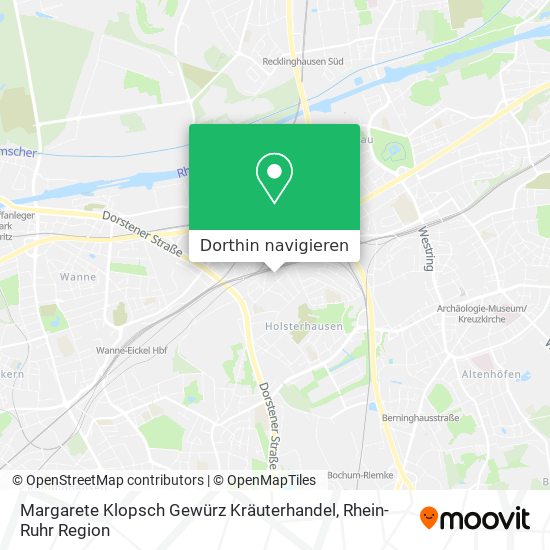 Margarete Klopsch Gewürz Kräuterhandel Karte