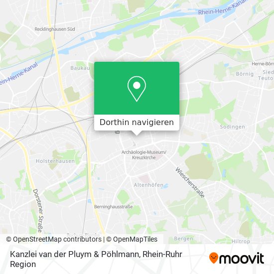 Kanzlei van der Pluym & Pöhlmann Karte