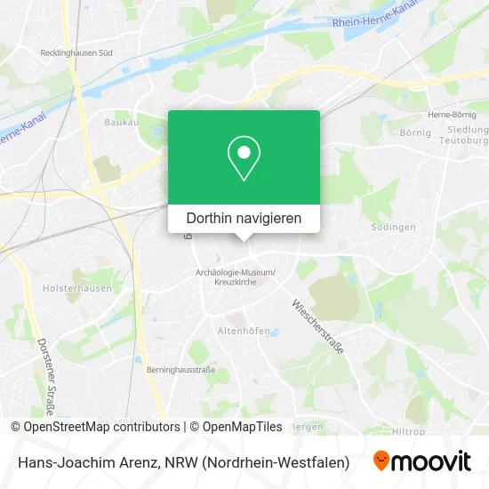 Hans-Joachim Arenz Karte