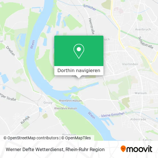 Werner Defte Wetterdienst Karte