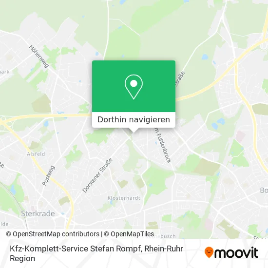 Kfz-Komplett-Service Stefan Rompf Karte