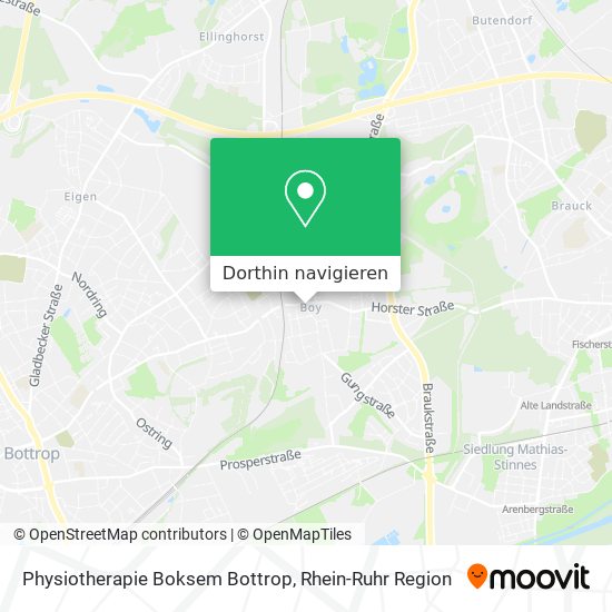 Physiotherapie Boksem Bottrop Karte