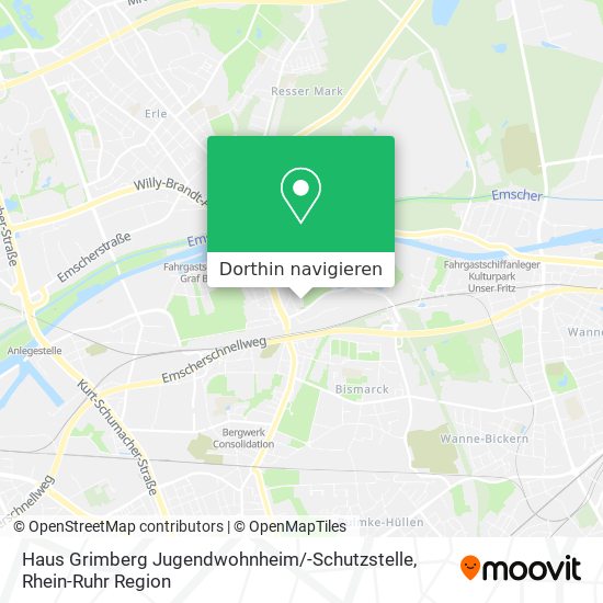 Haus Grimberg Jugendwohnheim / -Schutzstelle Karte