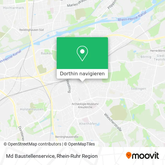 Md Baustellenservice Karte