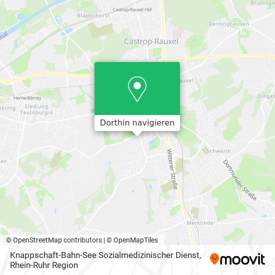 Knappschaft-Bahn-See Sozialmedizinischer Dienst Karte