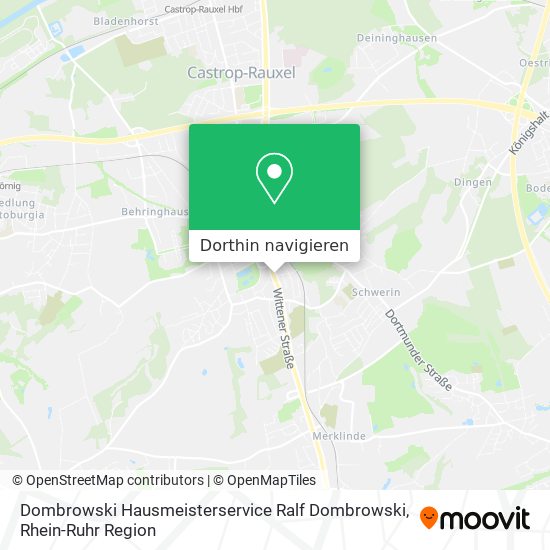 Dombrowski Hausmeisterservice Ralf Dombrowski Karte