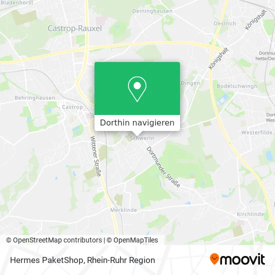 Hermes PaketShop Karte